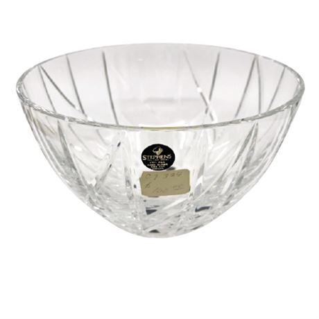 Stephens Crystal Portugal Decorative Bowl