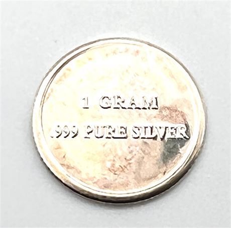 1 Gram .999 Pure Silver