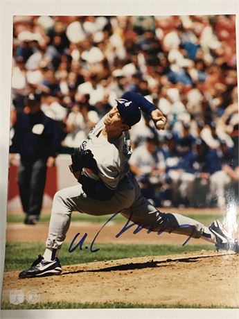 Baseball Hideo Nomo Signed 8x10 Photo ..High Gloss