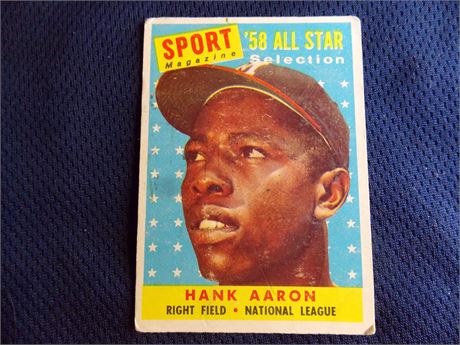 1958 Topps #488 Hank Aaron All-Star
