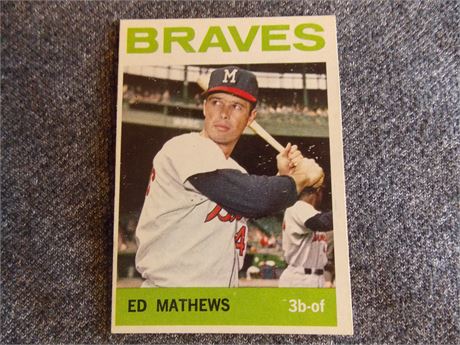 1964 Topps #35 Eddie Mathews