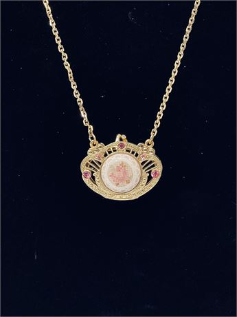 1928 Vintage Purse Locket Pendant Necklace