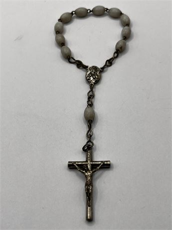 Antique / Vintage Jesus and Mary Rosary Bracelet