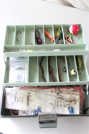 Fishing Tackle Box and Contents