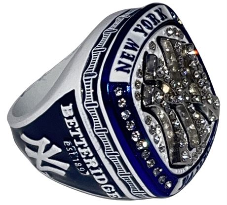 New York Yankees Baseball Gemstone Championship Ring