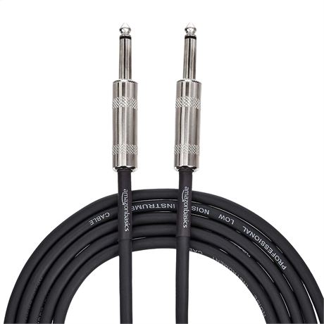 Still in pkg  Amazon Basics 1/4 Inch Straight Instrument Cable - 20 Foot (Black)