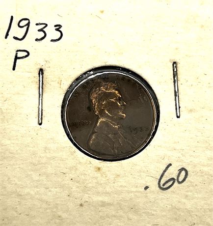 1933 Lincoln Wheat Penny