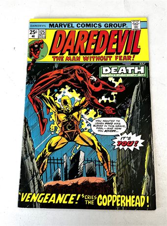 Marvel Comics "DAREDEVIL" Aug. 1975 #125 Comic