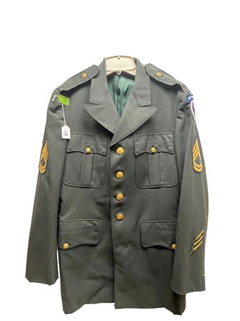 Vintage Military Uniform Jacket