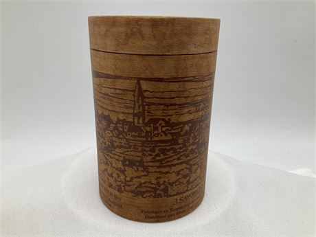 Collectable Wood Canister
