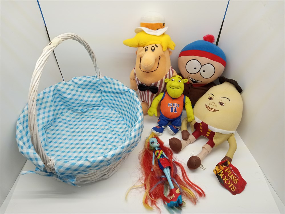 Rust Belt Revival Online Auctions - Basket, Stuffed Barney, Humpty ...