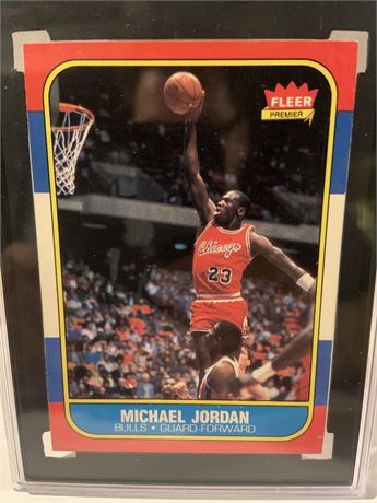 Michael Jordan 86 Fleer Gem Grail Rookie Grail 🔥