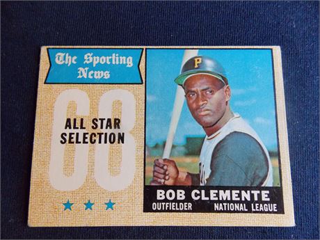 1968 Topps #374 Roberto Clemente All-Star