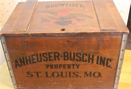 Anheuser-Busch Wooden Crate