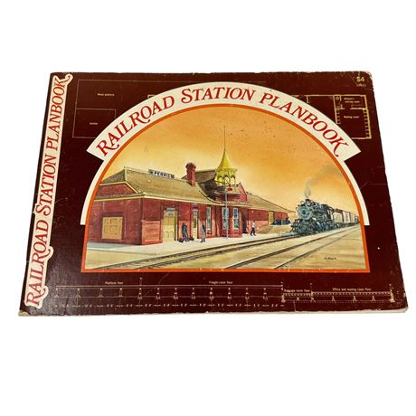 1977 Model Railroad Station Planbook