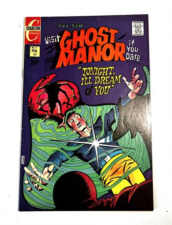 Charlton Comics GHOST MANOR Vol. 3 Feb. 1973 Comic