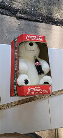 Coca-Cola collectable plush bear