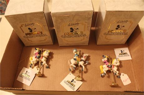 Willets Mickey's Carousel Figurines