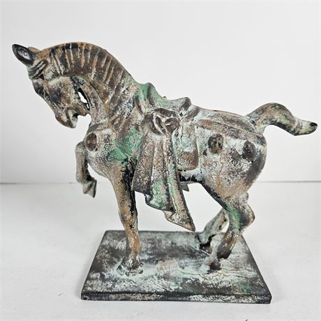 Toyo Metal Horse Sculpture