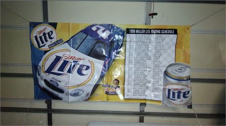 1999 Miller Lite Schedule Banner