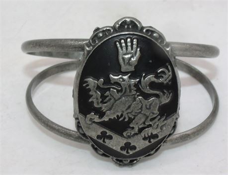 Gothic Lion cuff bracelet