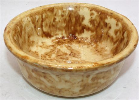 Spongeware pottery bowl USA 196