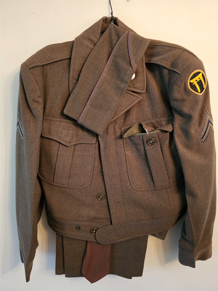 Rust Color Uniforms Rust Belt Revival Online Auctions - Vintage Military Uniform
