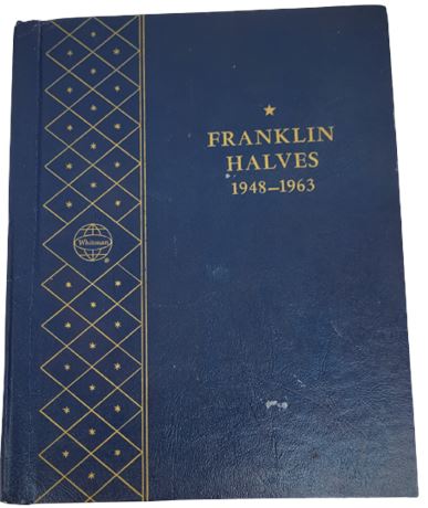 1948-1963 US Franklin Silver Halves Complete Set
