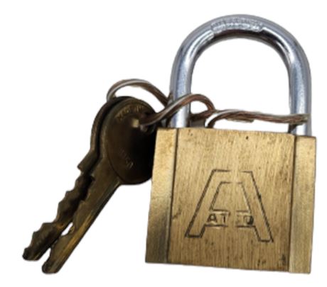Vintage Atco Lock with Two Keys