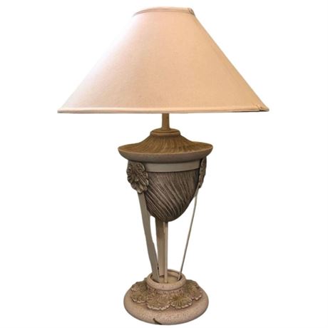 Venetian Style Ornate Metal Table Lamp