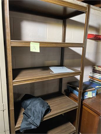 Six Tier Book Storage Shelf 72x30