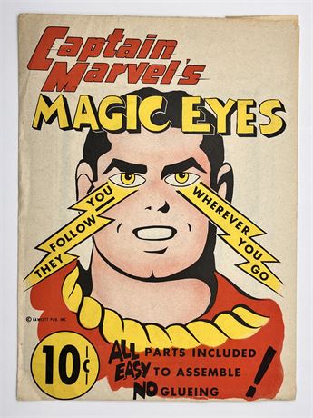 1940's Captain Marvel's Magic Eyes Fawcett Pub