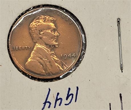 1944 US Lincoln Wheat Penny