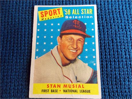 1958 Topps #476 Stan Musial All-Star