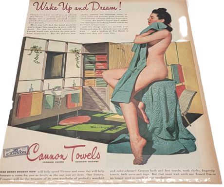 50's Cannon Towels/Sheets Advertising