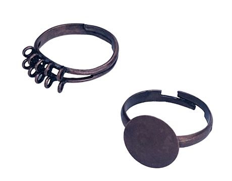 (2) Adjustable Copper rings