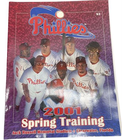 2001 - Philadelphia Phillies Spring Training Program