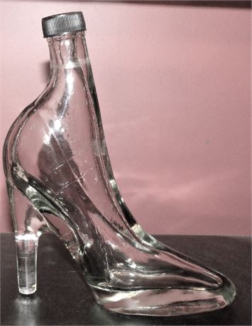 Glass High Heel Shoe Bottle
