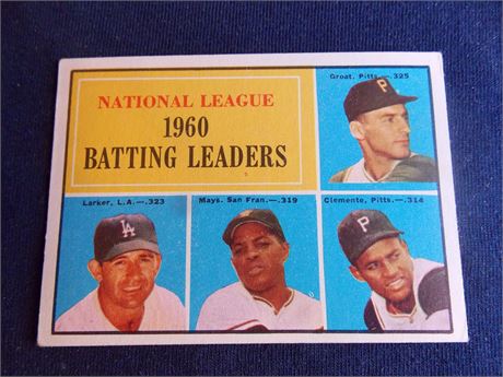 1961 Topps #41 Willie Mays/Roberto Clemente LL