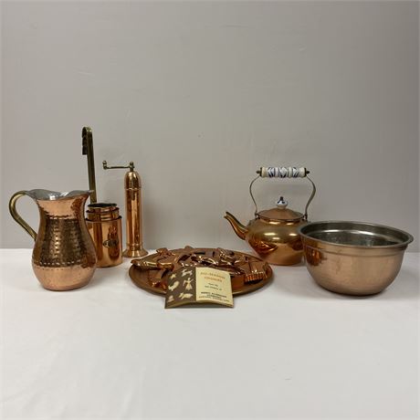 Lot of Misc Vintage Copper Items