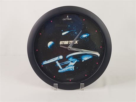 1992 Star Trek Clock The Enterprise by Centric
