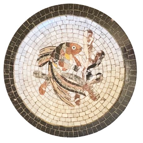 Heide Mosaic of Denmark Koi Fish Center Piece Bowl