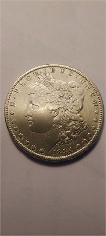 1884 Silver Morgan Dollar