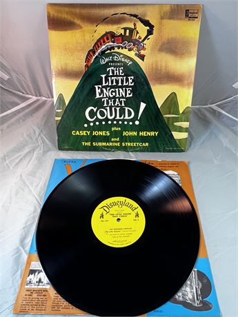 1964 Walt Disney's The Little Engine That Could! Disneyland Vinyl Record DQ-1259