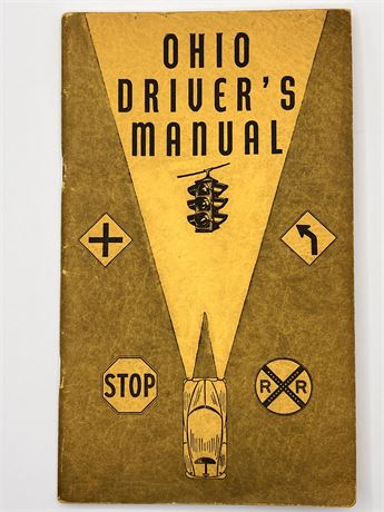 illustrated 1948 Ohio Driver's Manual Booklet