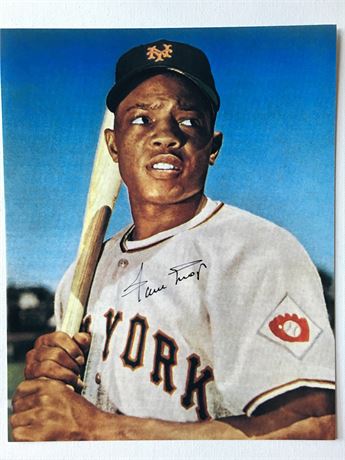 Baseball Willie Mays Signed and Certified 8x10 Photo