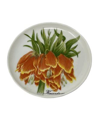 Kaiser West Germany Hand Painted Floral Coaster