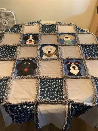 Extraordinary Quilt Dog pattern, w bfdr logo