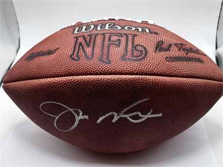 Autographed Joe Montana Signed Football Wilson NFL Ball