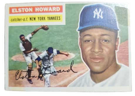 1956 Topps Elston Howard #208 New York Yankees Baseball Card